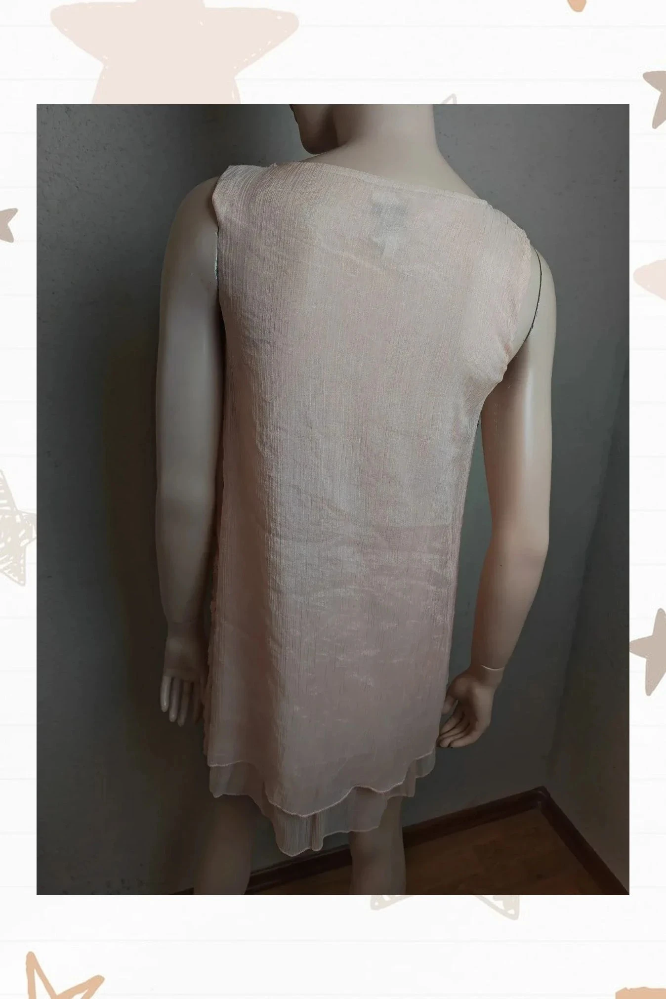 Vestido mini en relieve LM Lulu  S/M – photo 4